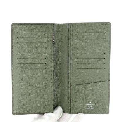 Louis Vuitton  Brazza Green Epi Leather Wallet