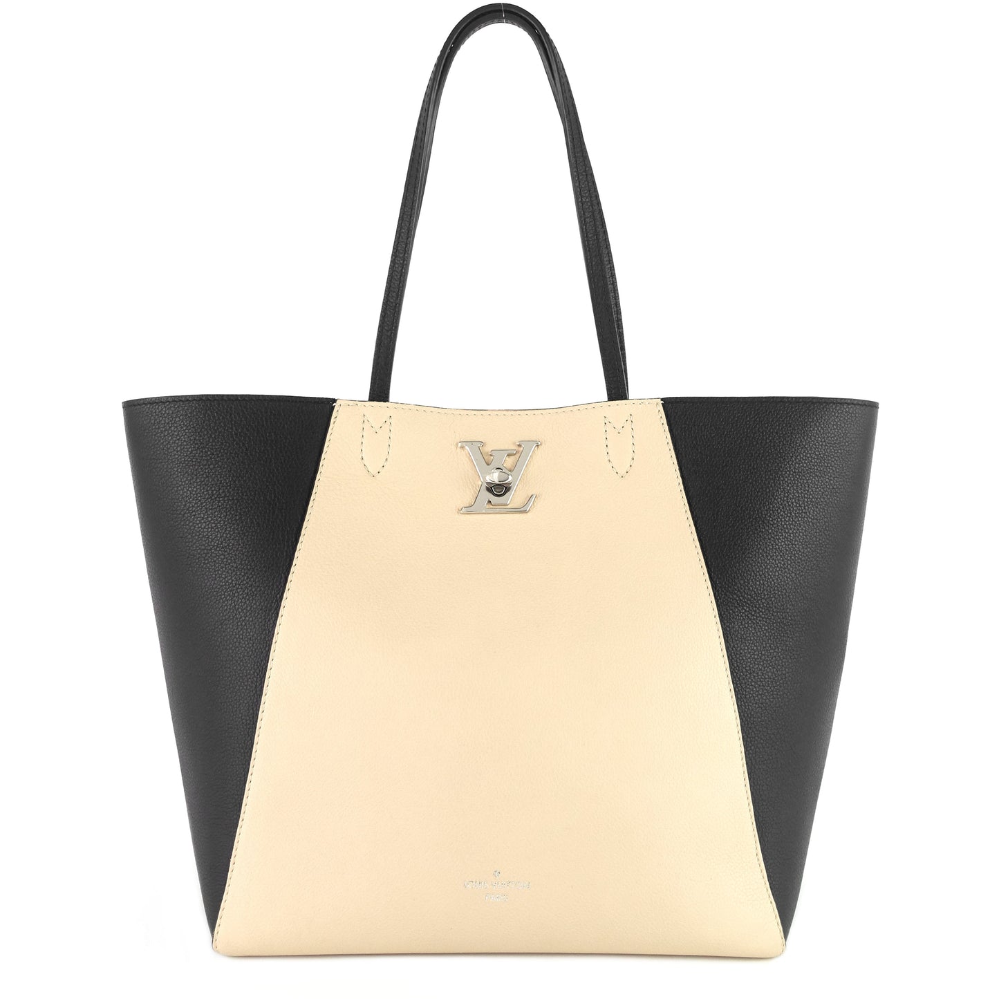 Louis Vuitton  LockMe Cabas Calfskin Leather Tote Bag