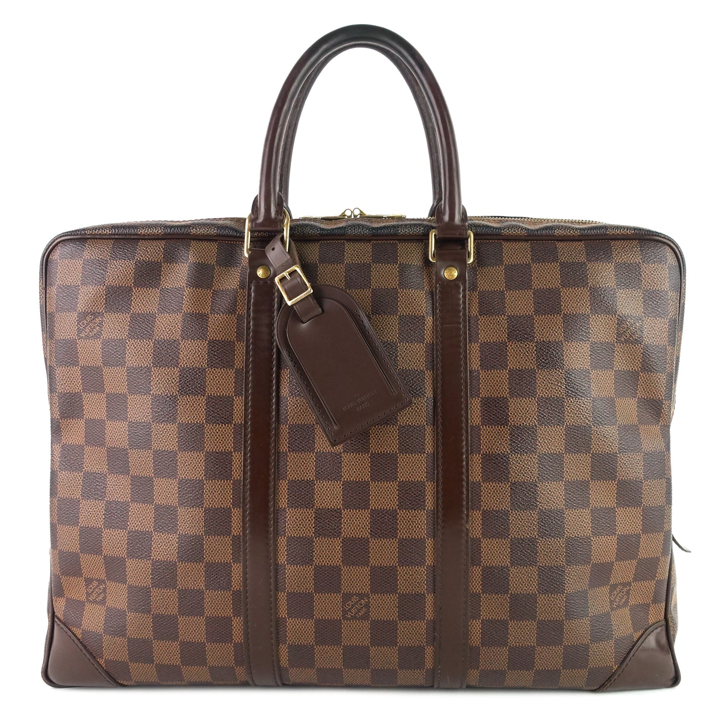 Louis Vuitton  Porte-Documents Voyage GM Damier Ebene Canvas Briefcase Bag