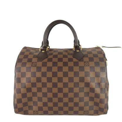 Louis Vuitton  Speedy 30 Damier Ebene Canvas Bag