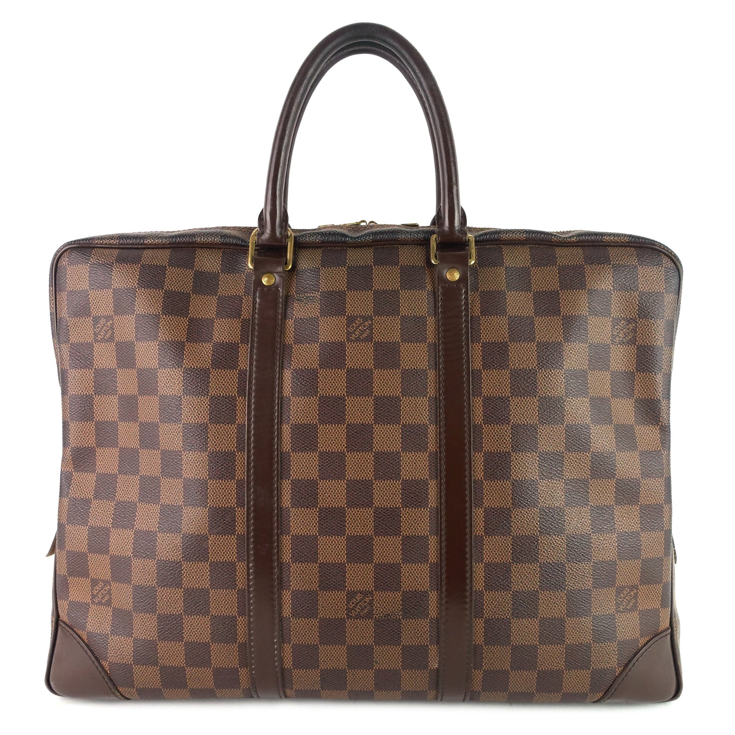 Louis Vuitton  Porte-Documents Voyage GM Damier Ebene Canvas Briefcase Bag