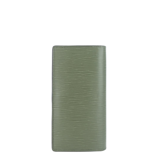 Louis Vuitton  Brazza Green Epi Leather Wallet