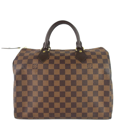 Louis Vuitton  Speedy 30 Damier Ebene Canvas Bag