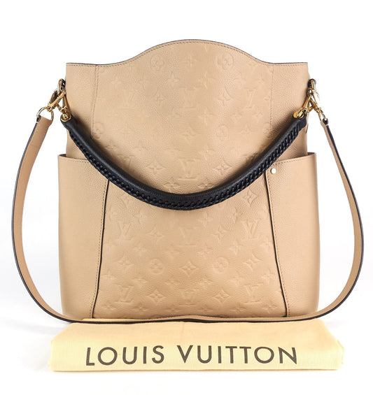 Louis Vuitton  Bagatelle Monogram Empreinte Leather Hobo Bag