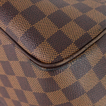 Louis Vuitton  Belem MM Damier Ebene Canvas Bag