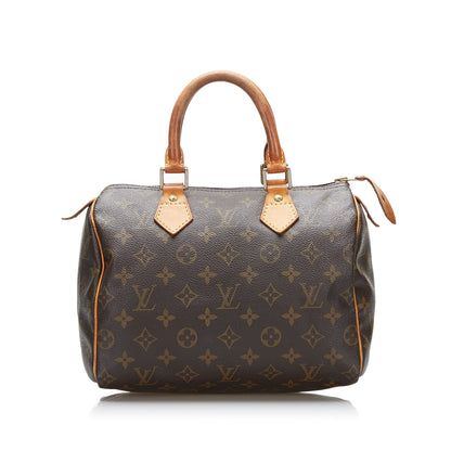 Louis Vuitton  Monogram Speedy 25 Brown