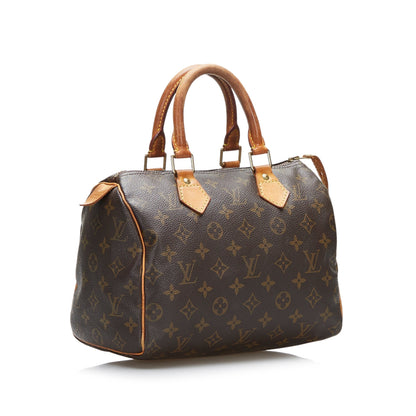 Louis Vuitton  Monogram Speedy 25 Brown