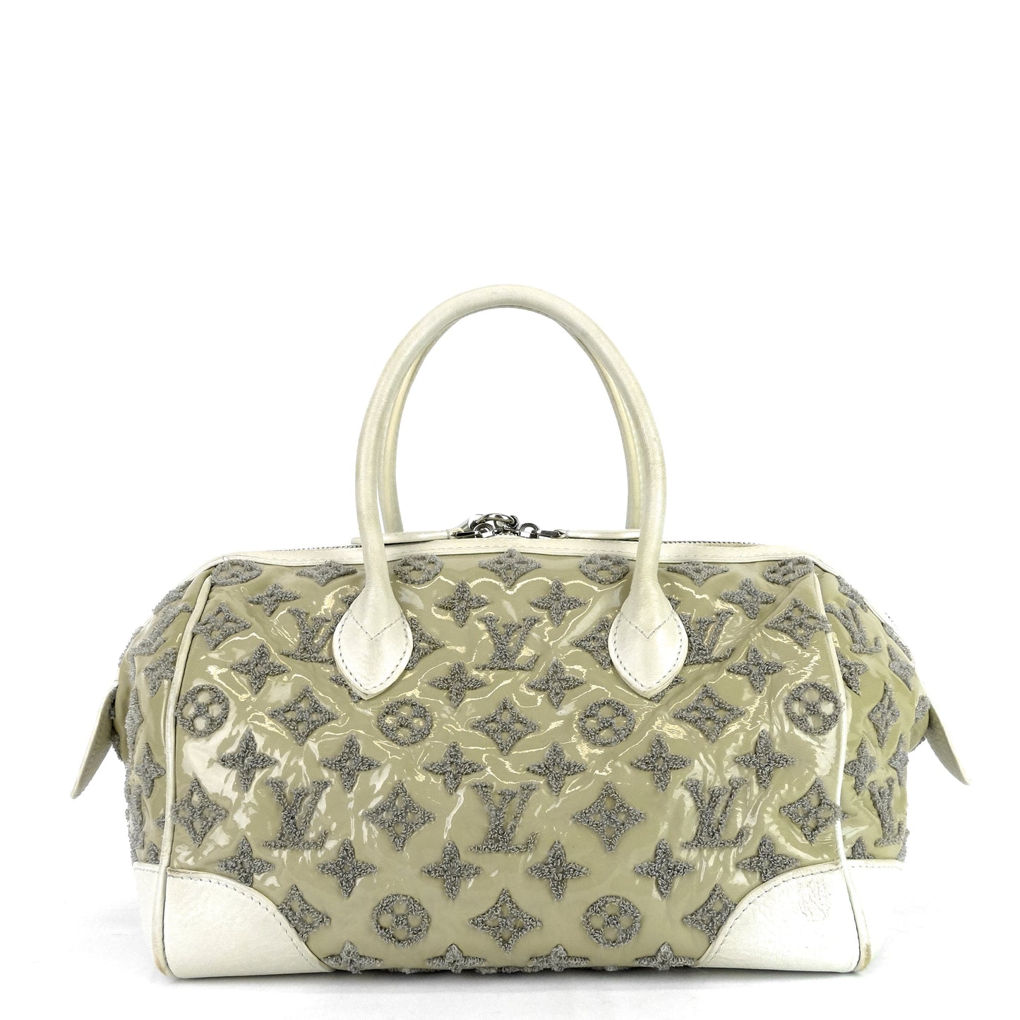 Louis Vuitton  Monogram Bouclettes Speedy Round Bag