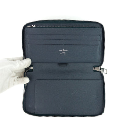 Louis Vuitton  Zippy Navy Blue Epi Leather Organizer Wallet