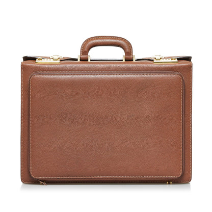 Gucci Briefcase Brown Leather