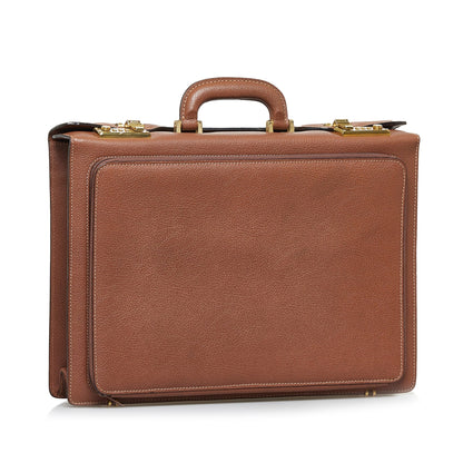 Gucci Briefcase Brown Leather