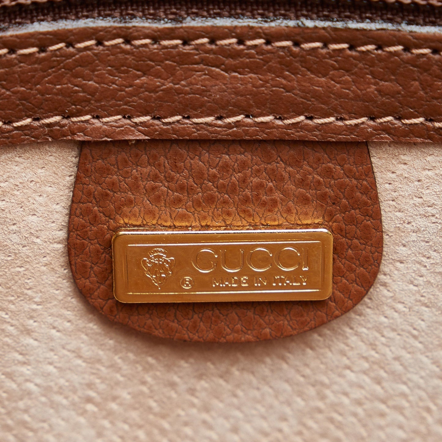 Gucci Briefcase Brown Leather