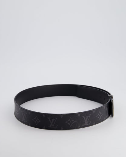 Louis Vuitton Menswear Black Monogram Belt Size 90cm