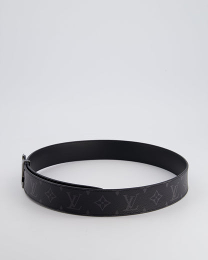 Louis Vuitton Menswear Black Monogram Belt Size 90cm