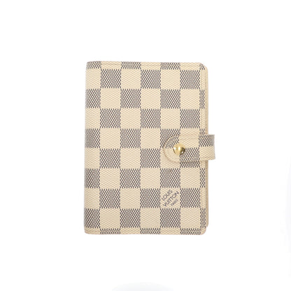 Louis Vuitton  Agenda Cover in White Canvas