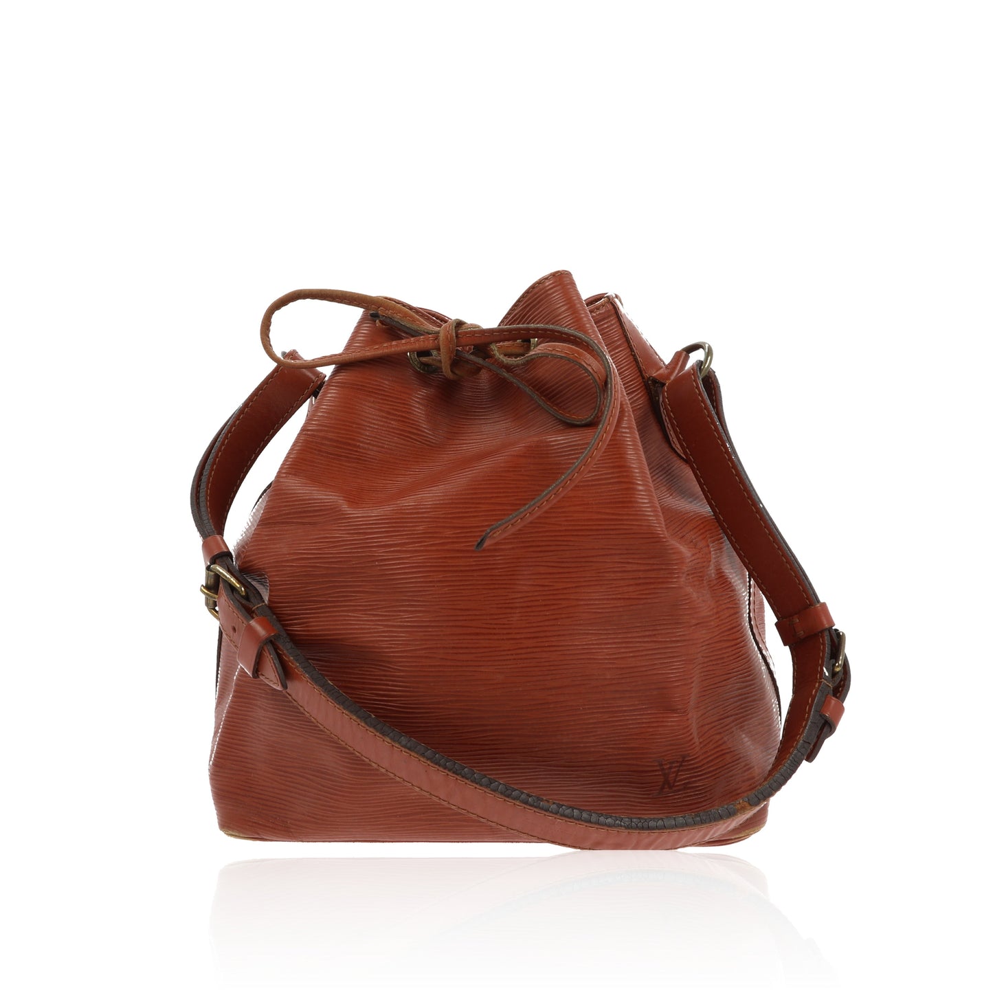 Louis Vuitton  Noe Shoulder Bag in Brown Leather