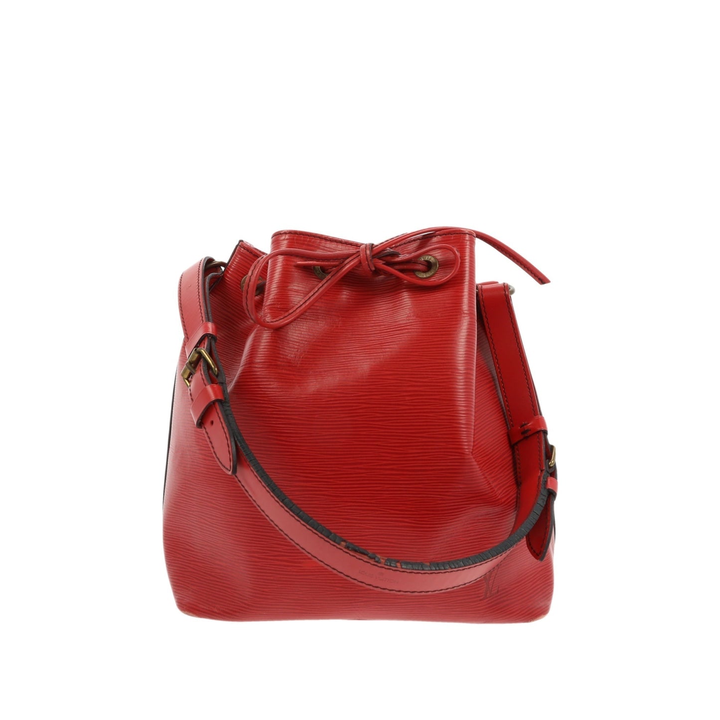 Louis Vuitton  Noe Shoulder Bag in Red Leather