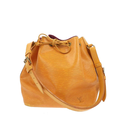 Louis Vuitton  Noe Shoulder Bag in Yellow Leather