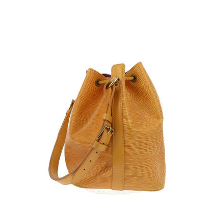 Louis Vuitton  Noe Shoulder Bag in Yellow Leather