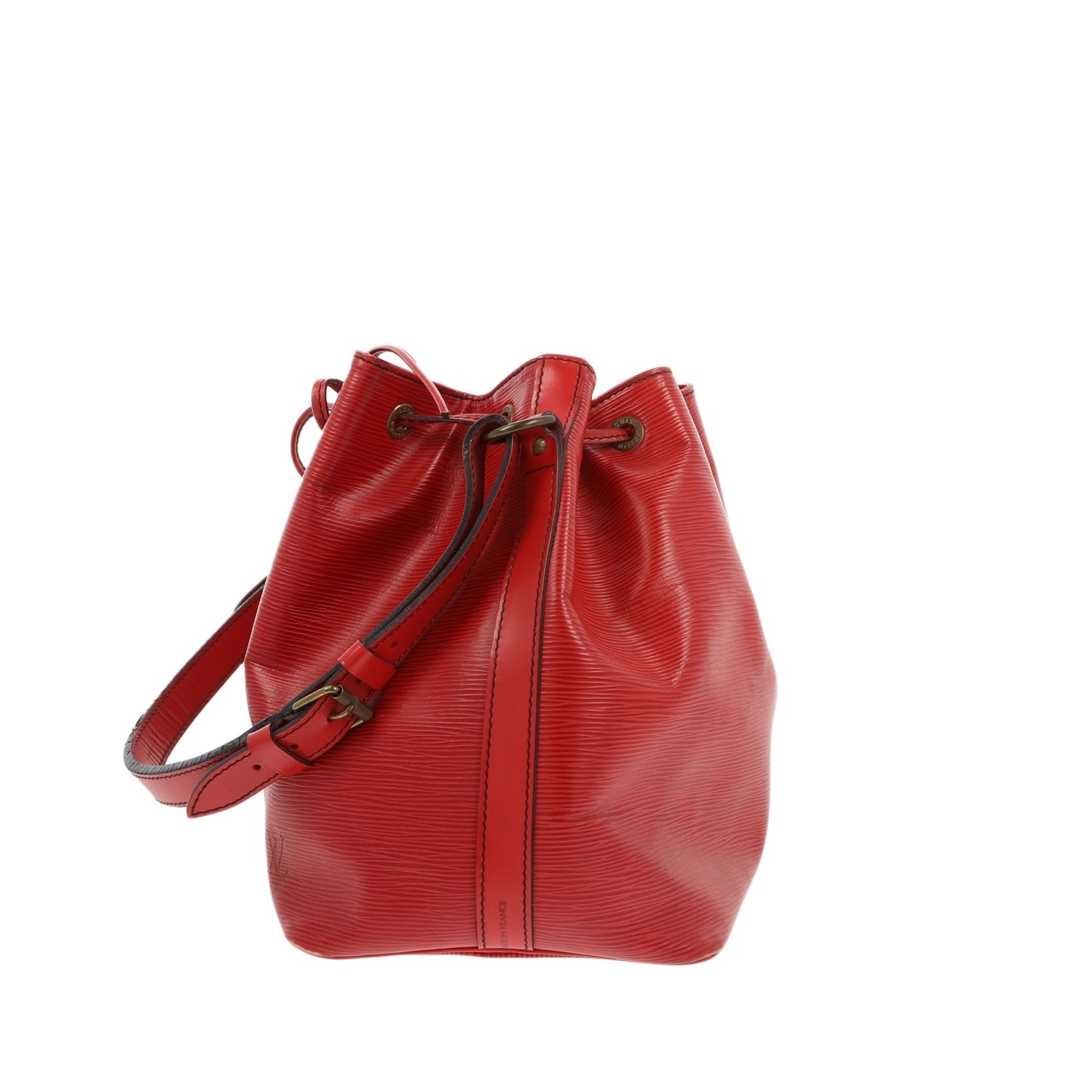 Louis Vuitton  Noe Shoulder Bag in Red Leather