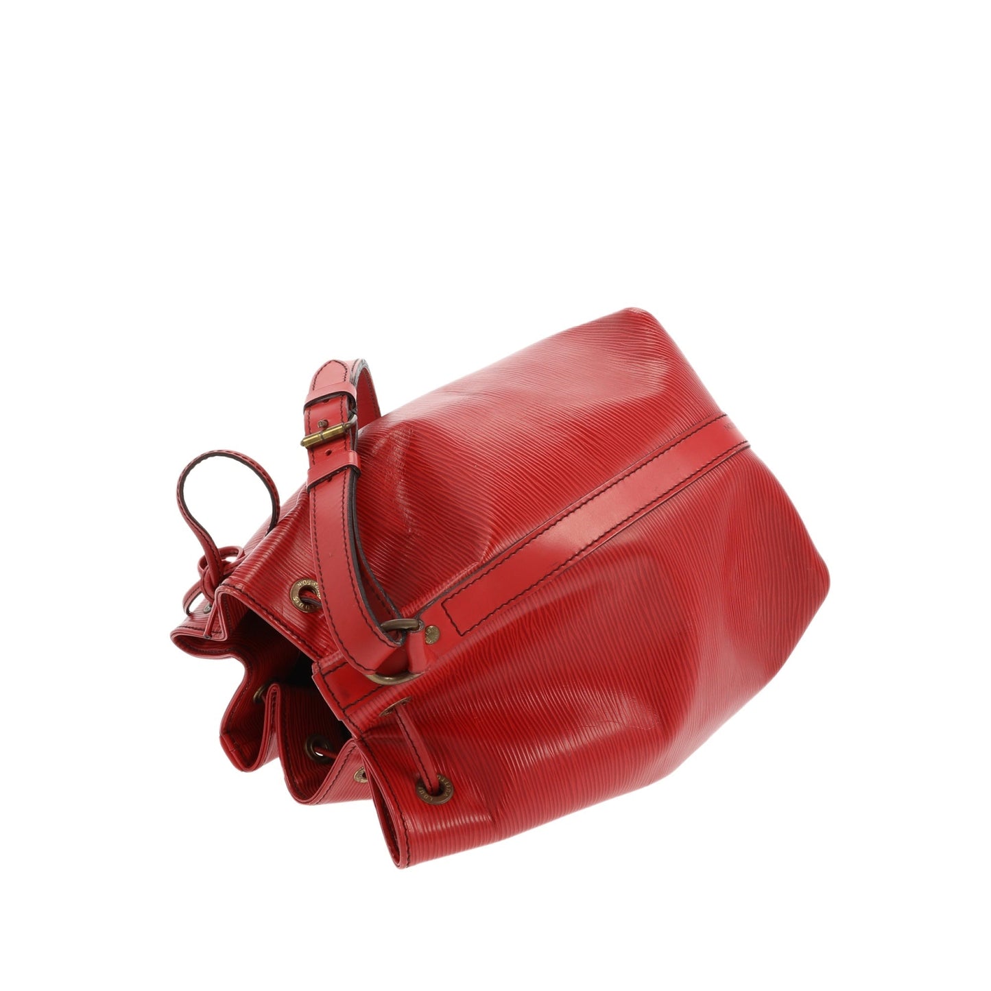 Louis Vuitton  Noe Shoulder Bag in Red Leather