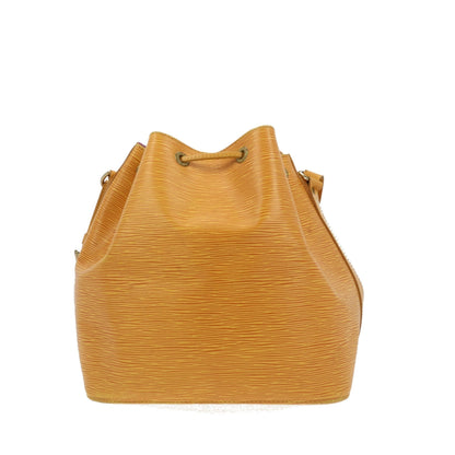 Louis Vuitton  Noe Shoulder Bag in Yellow Leather