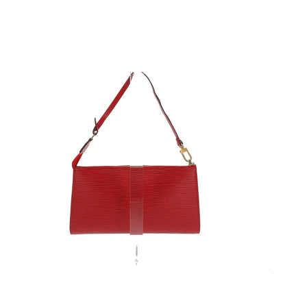 Louis Vuitton  Pochette Accessoire Bag in Red Epi leather