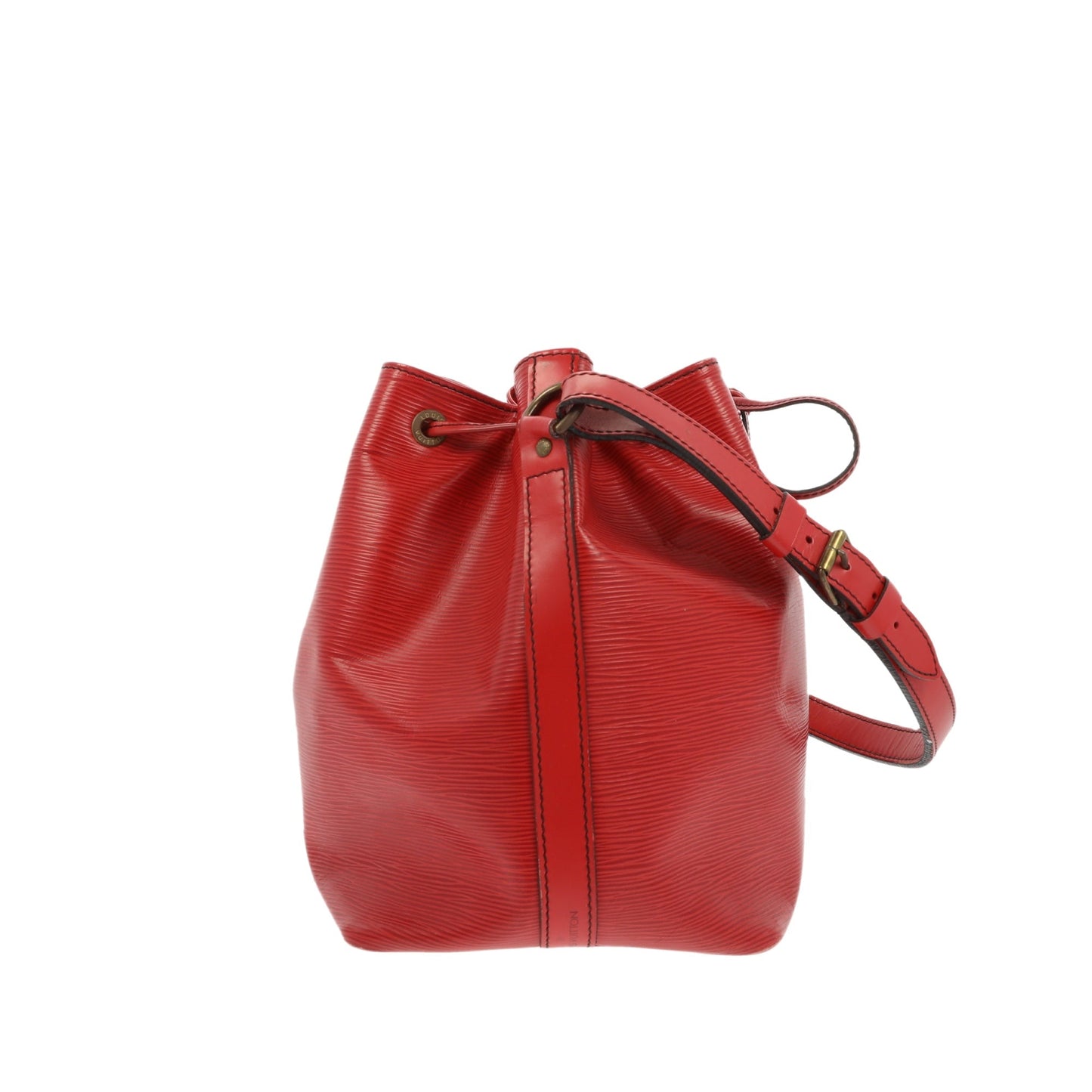 Louis Vuitton  Noe Shoulder Bag in Red Leather