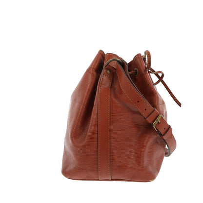 Louis Vuitton  Noe Shoulder Bag in Brown Leather