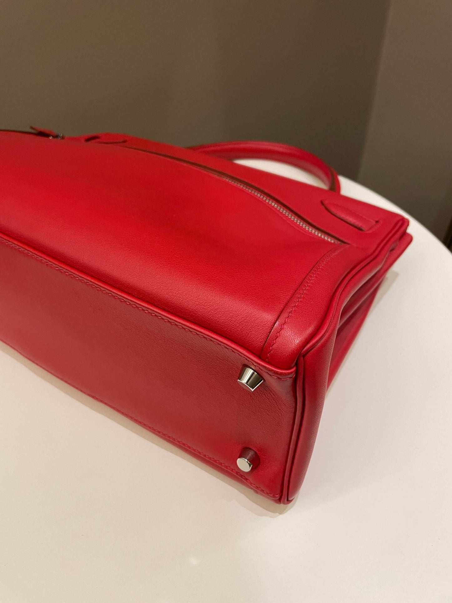 Hermes Kelly Lakis 32 Vermillion Swift