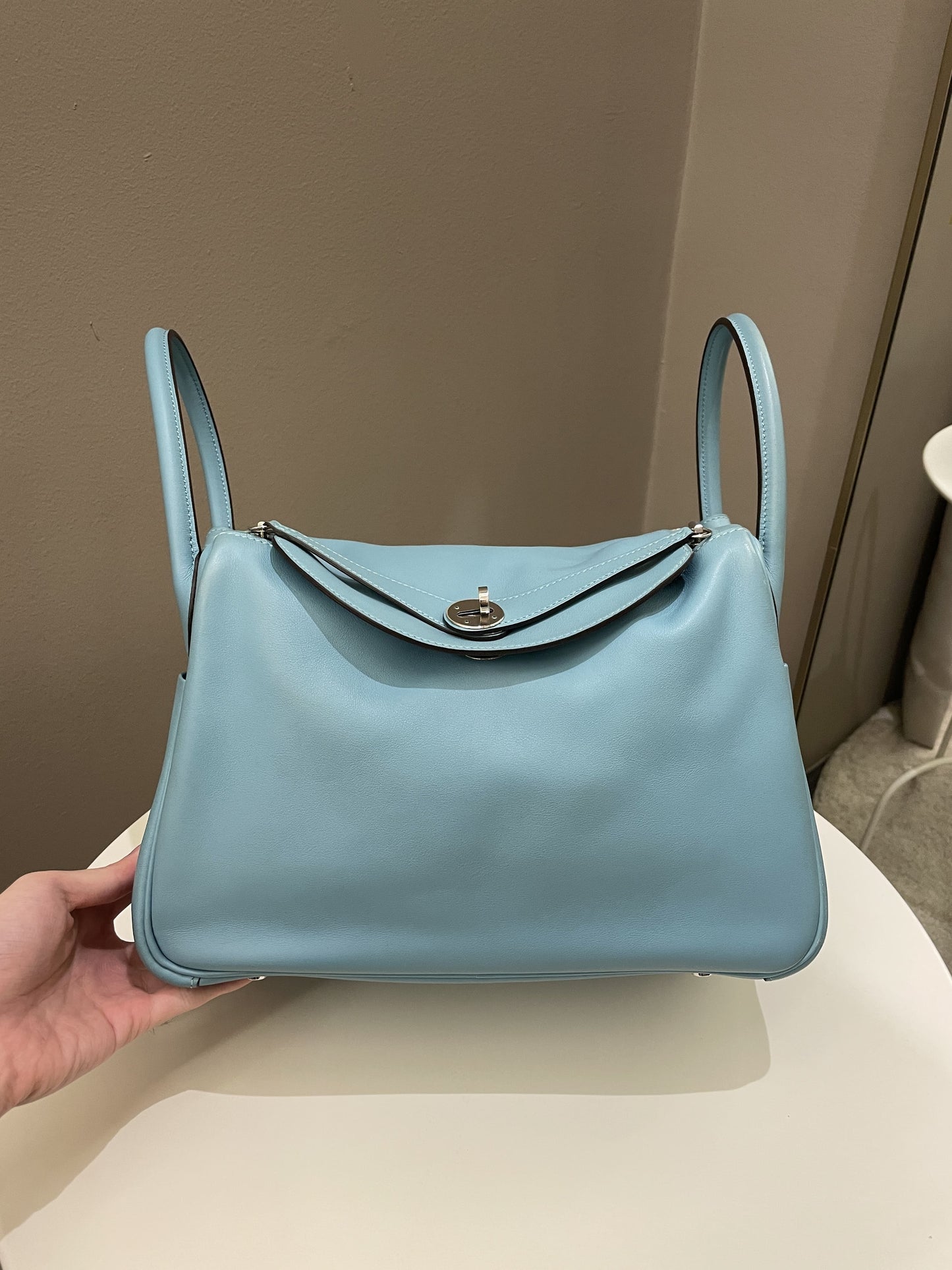 Hermes Lindy 30 Blue Saint Swift