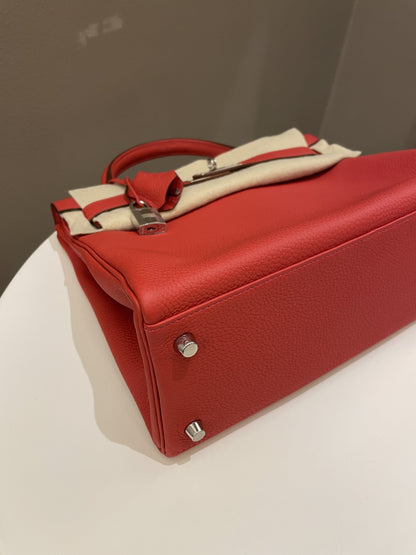 Hermes Kelly Retourne 32 Rouge Pivoine Togo