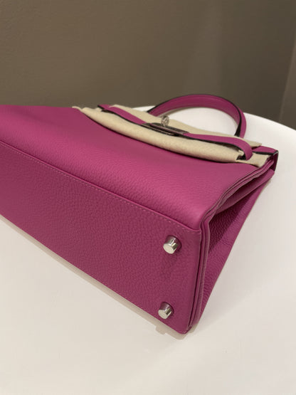 Hermes Kelly 28 Rose Pourpre Clemence