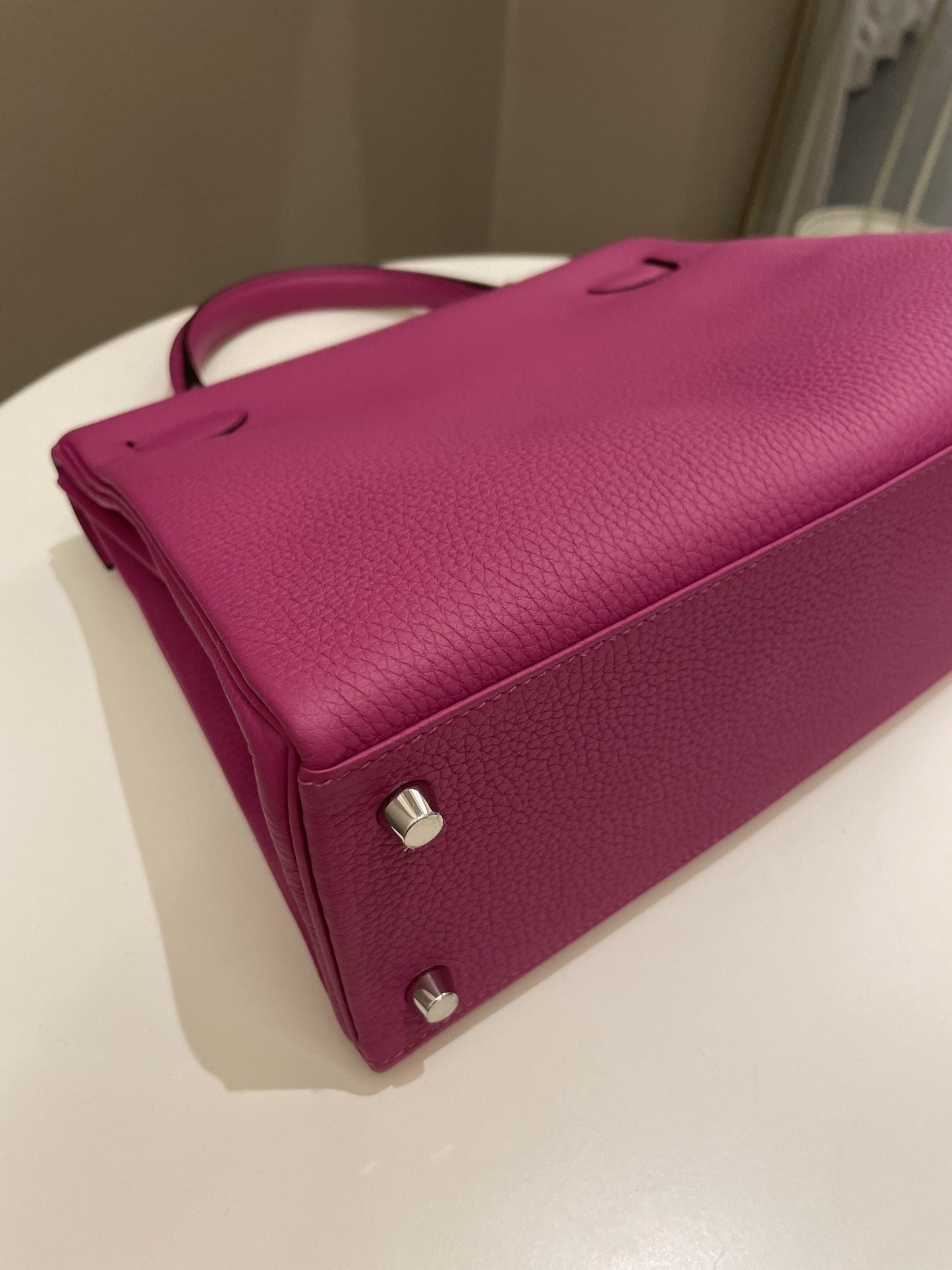 Hermes Kelly 28 Rose Pourpre Clemence