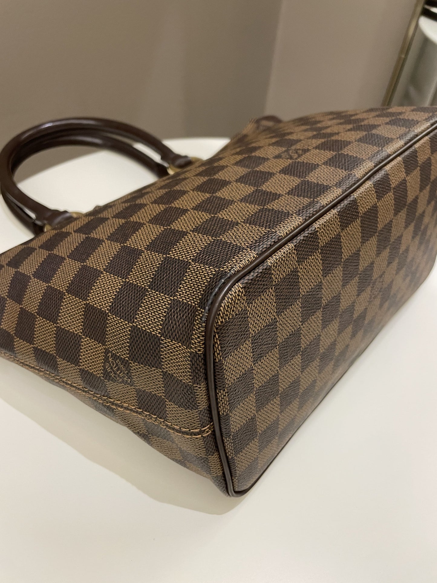 Louis Vuitton Saleya Shoulder Bag Damier Ebene