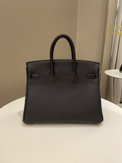 Hermes Birkin 25 Black Togo