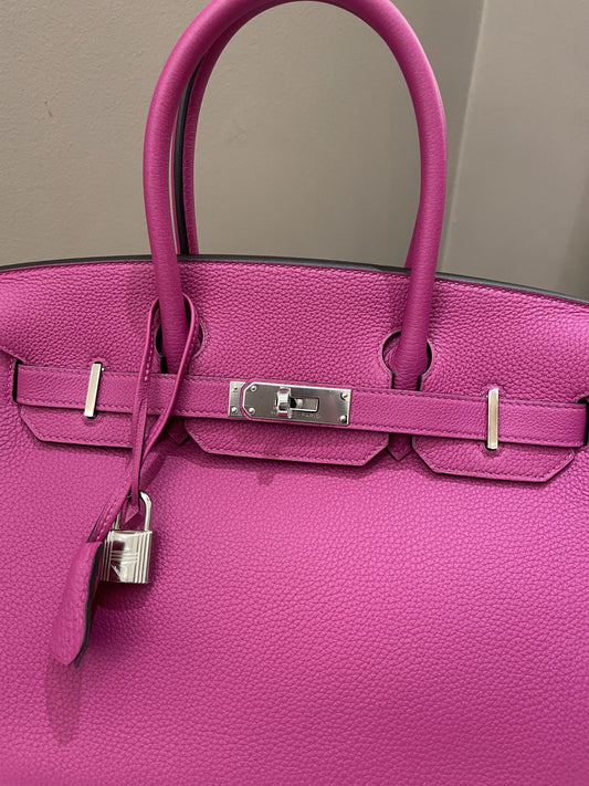 Hermes Birkin 30 Rose Pourpre Togo