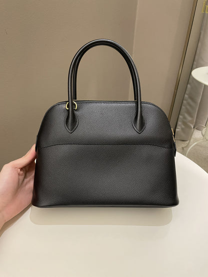 Hermes Bolide 27 Black Epsom