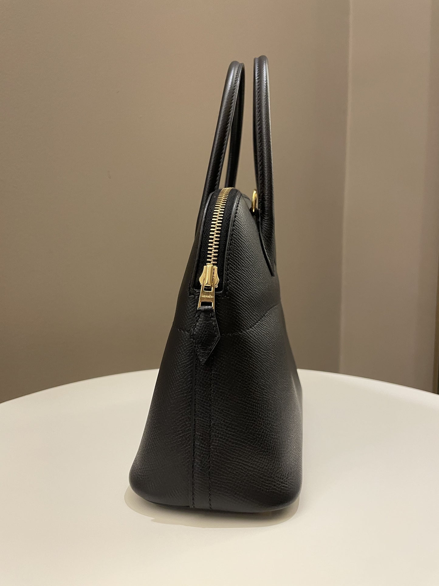 Hermes Bolide 27 Black Epsom