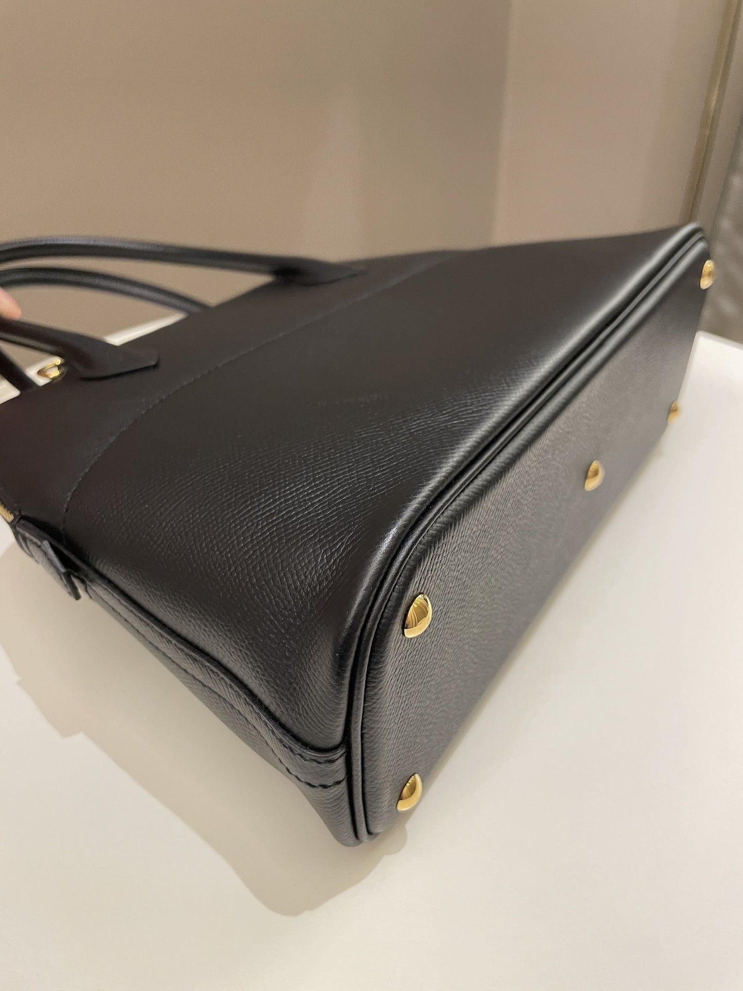 Hermes Bolide 27 Black Epsom