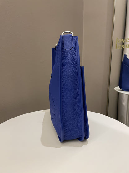 Hermes Evelyne 29 PM Royal Blue Clemence