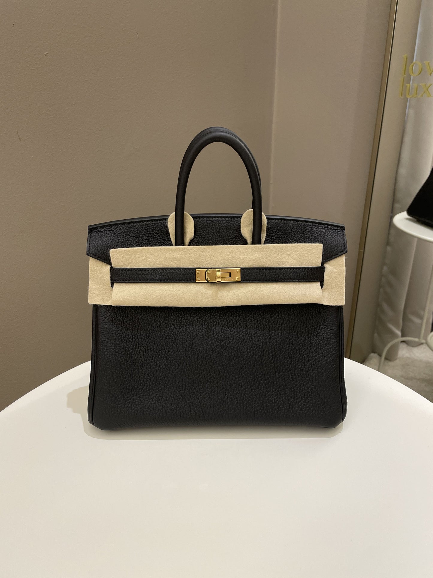 Hermes Birkin 25 Black Togo