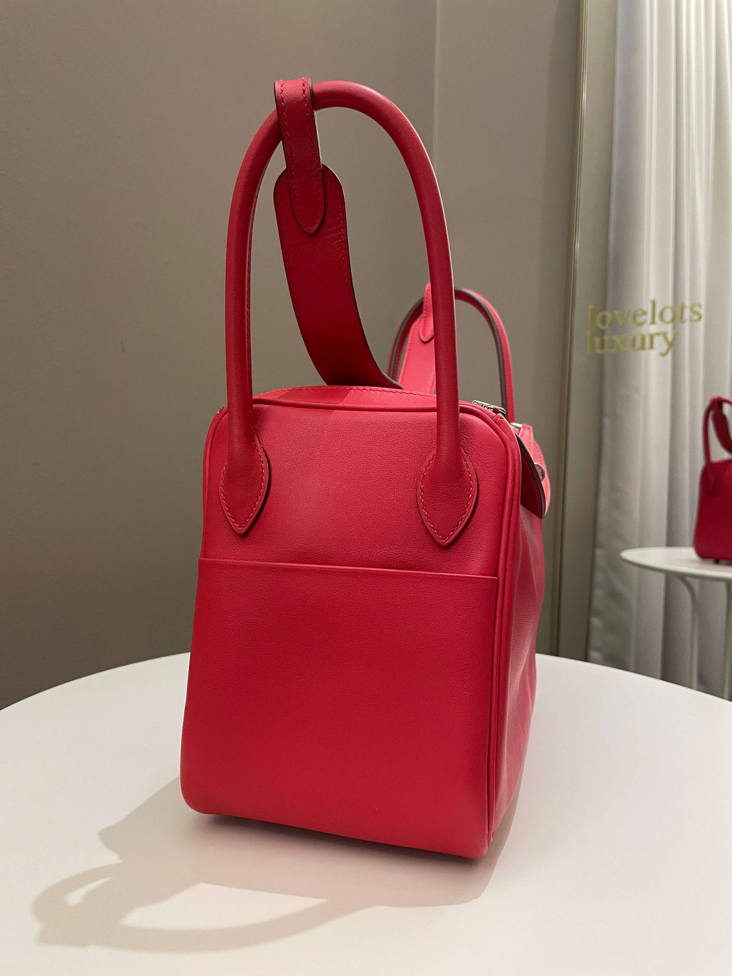 Hermes Lindy 26 Rouge de Coeur/ Rouge Piment