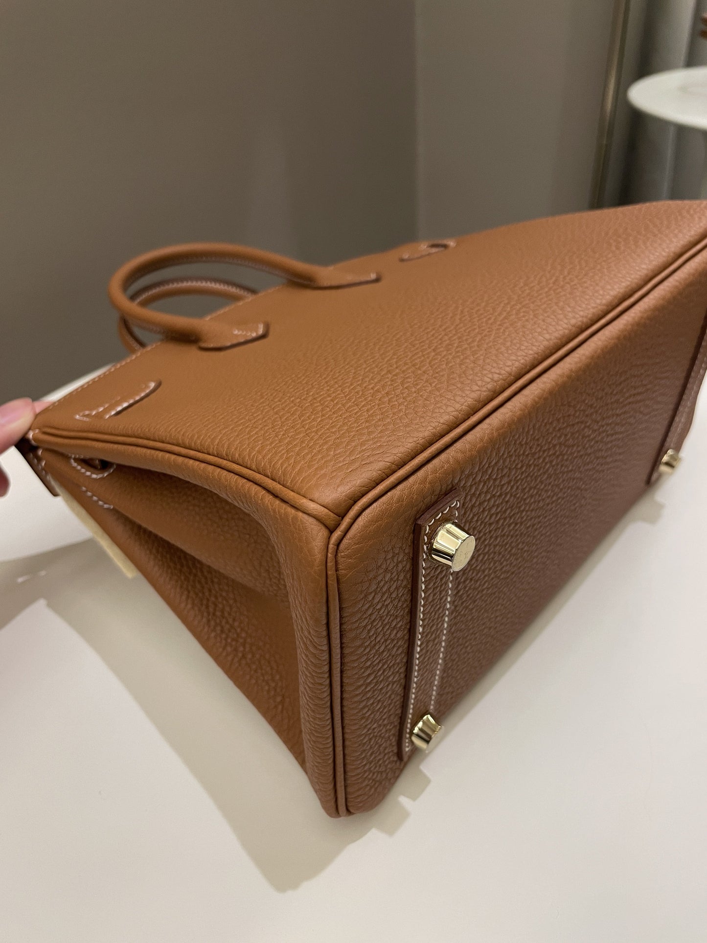 Hermes Birkin 25 Gold Togo