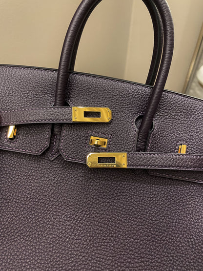 Hermes Birkin 25 Rasin Togo