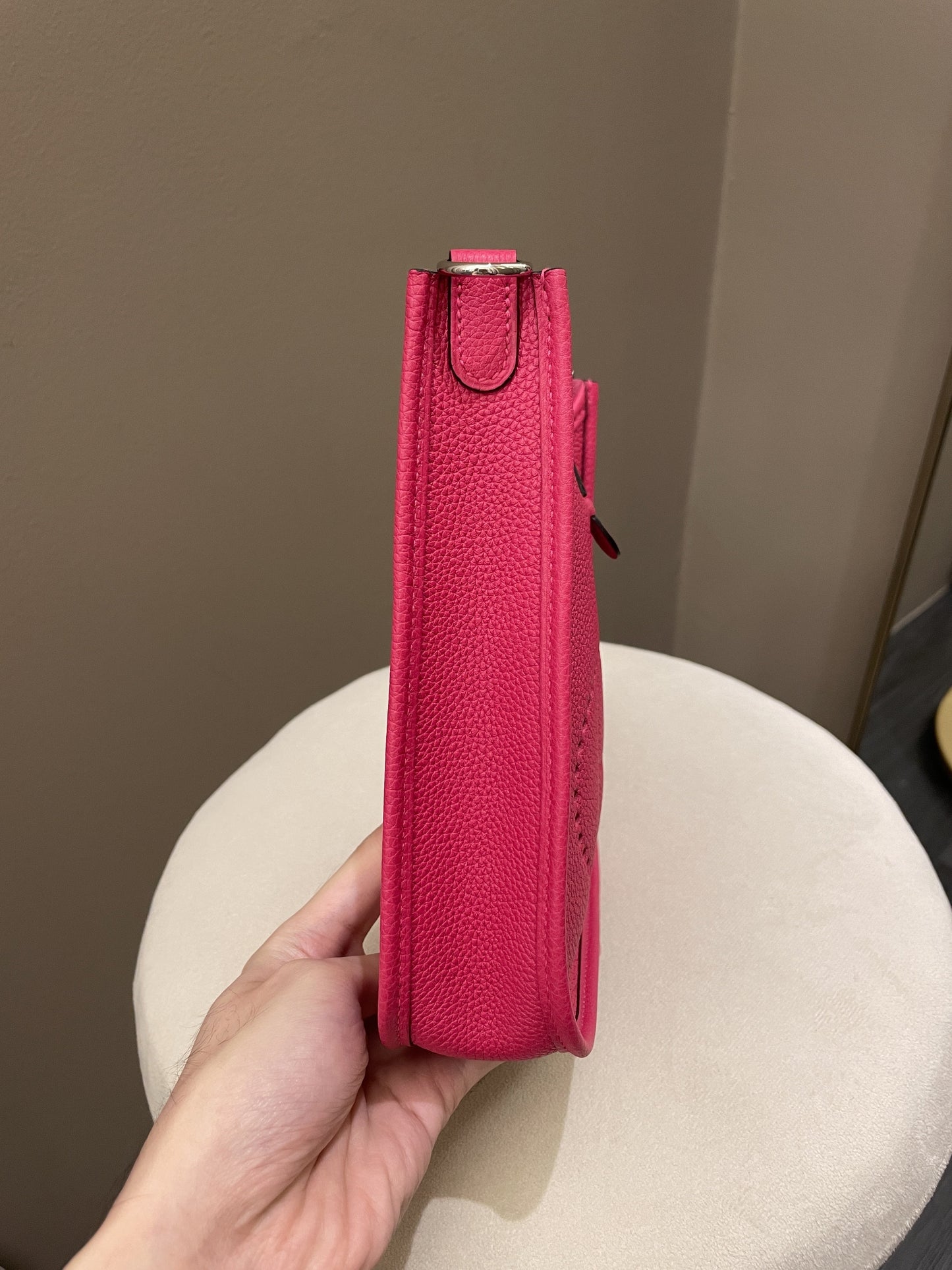 Hermes Mini Evelyne Rose Mexico Clemence