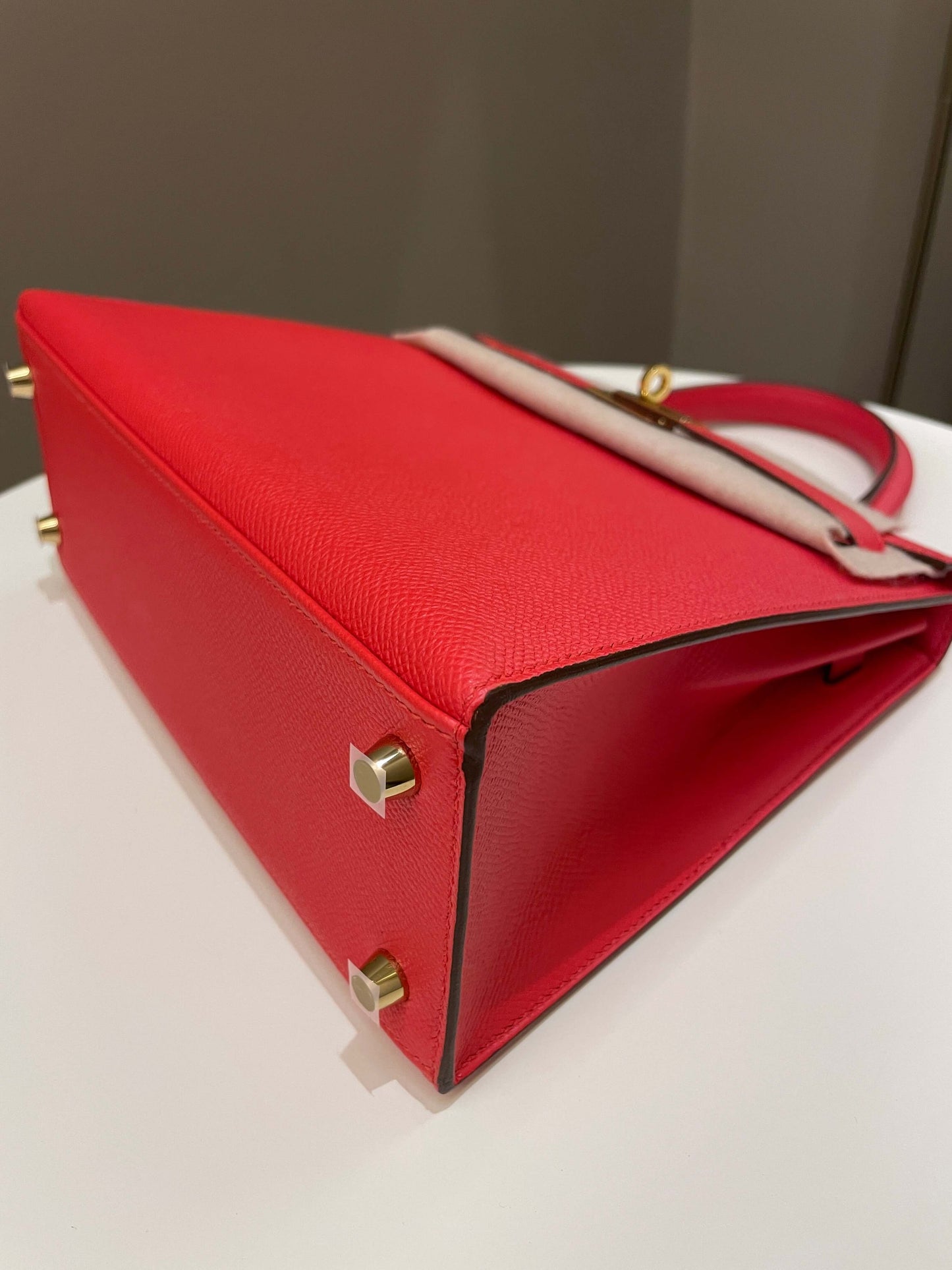 Hermes Kelly Sellier 25 Rouge Tomate Epsom