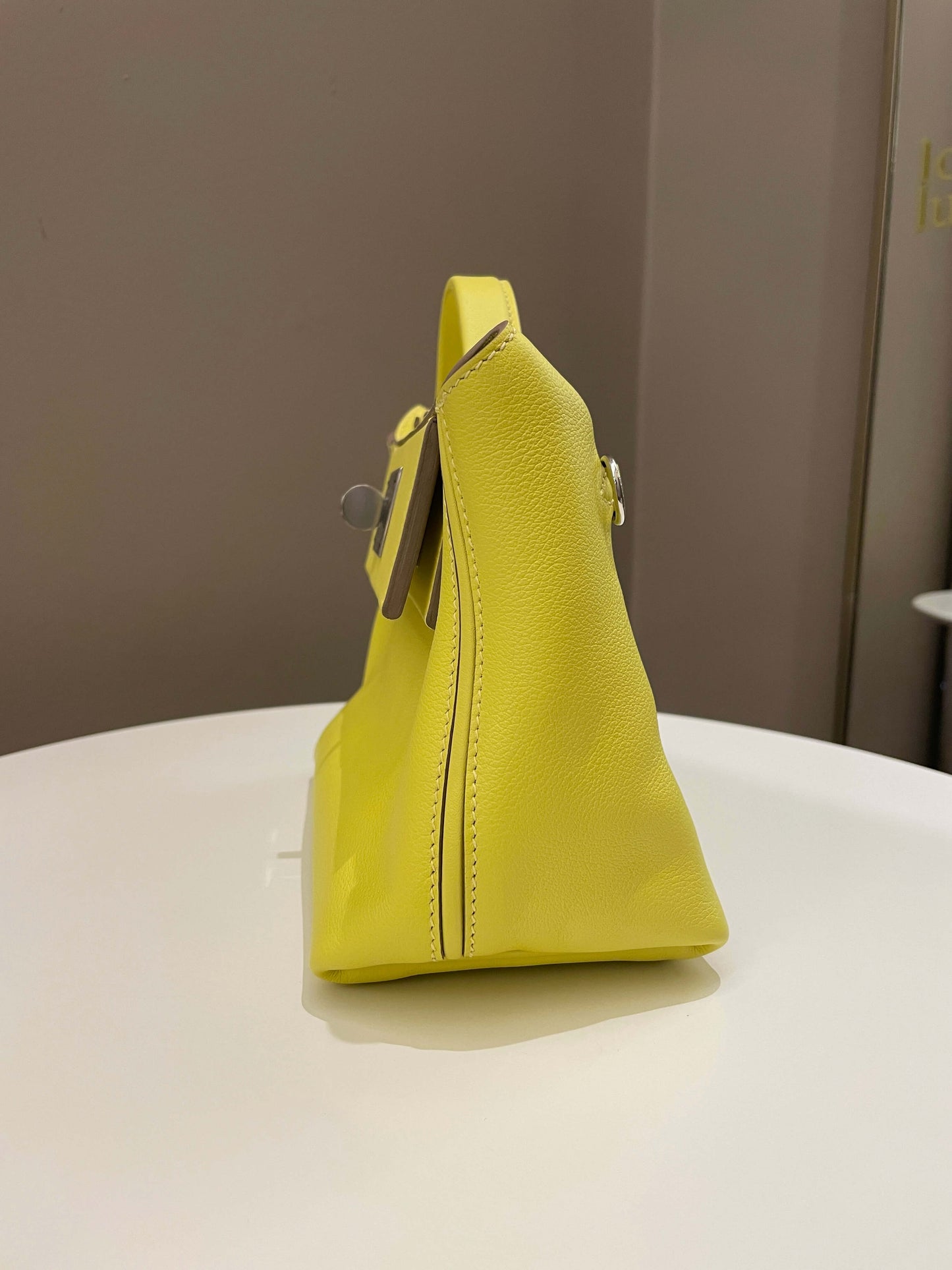 Hermes 24/24 Mini Lime Evercolor