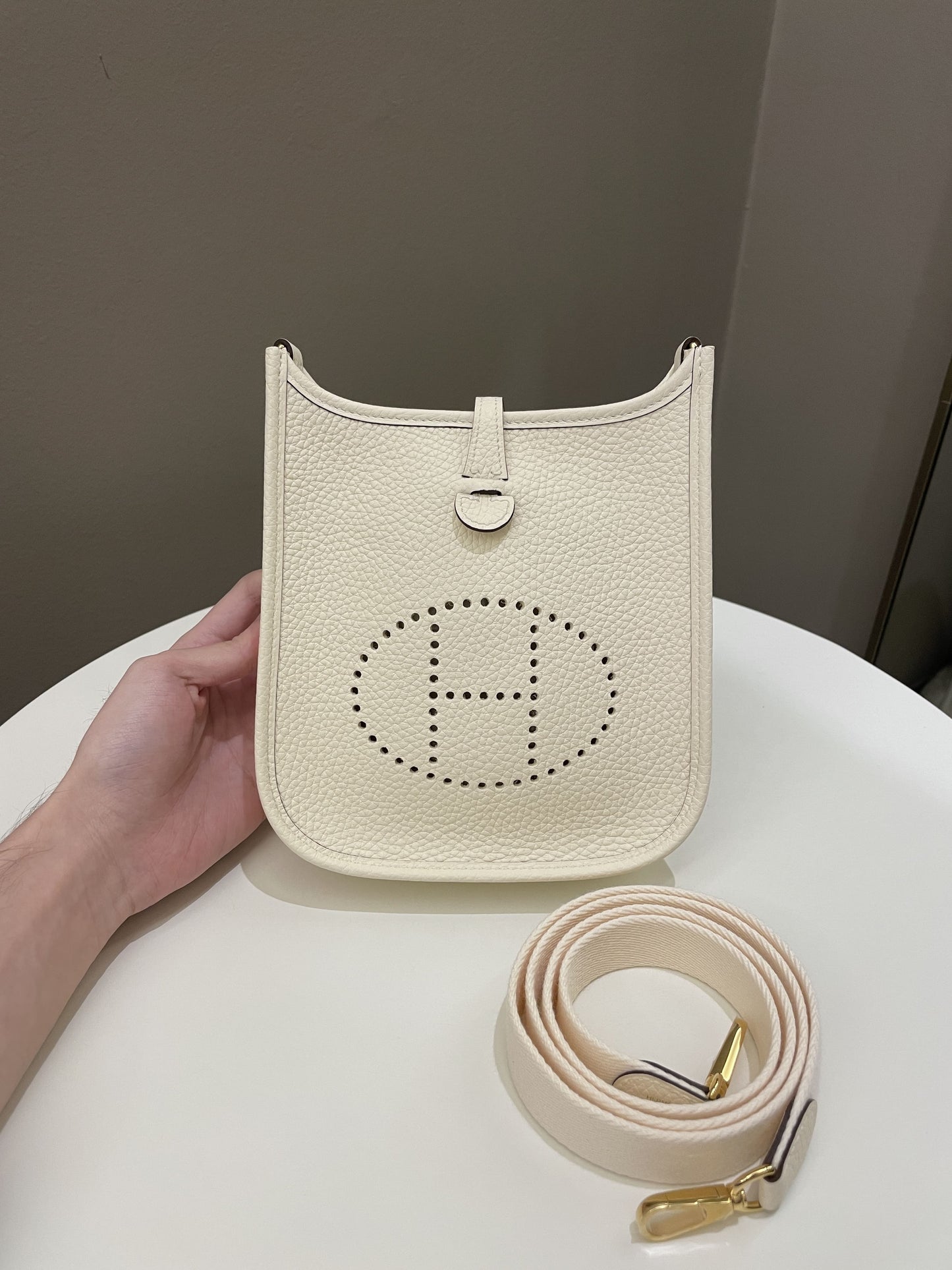 Hermes Mini Evelyne Nata