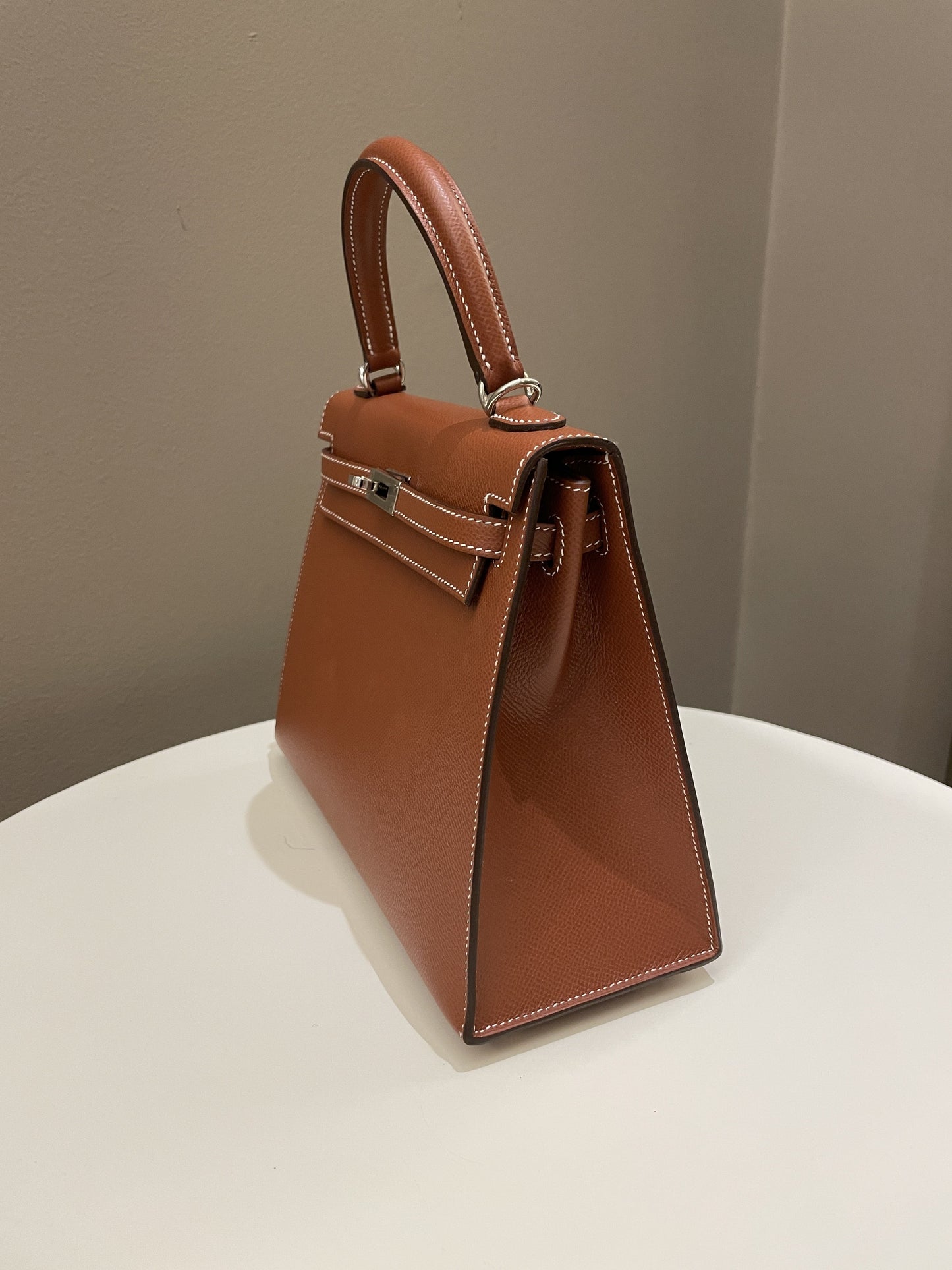 Hermes Kelly Sellier 25 Sienne Epsom